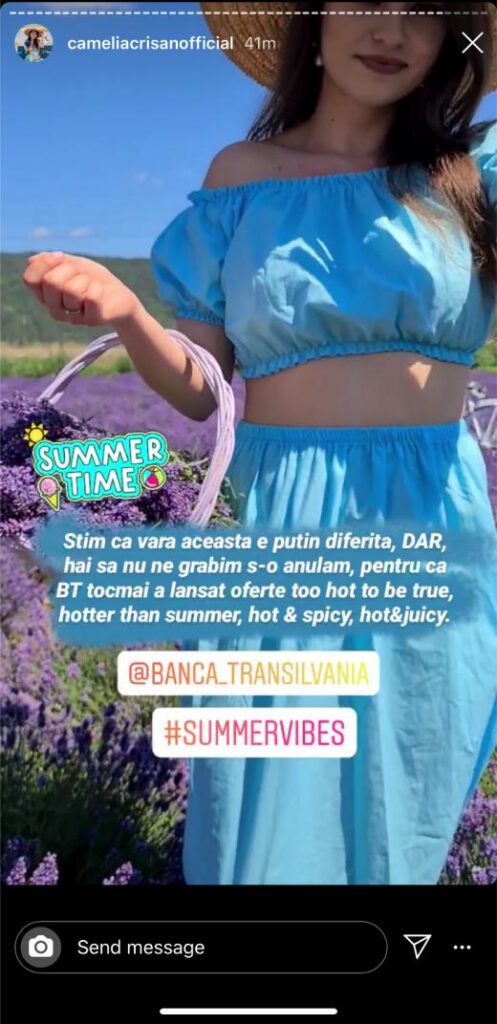 Banca Transilvania creator content