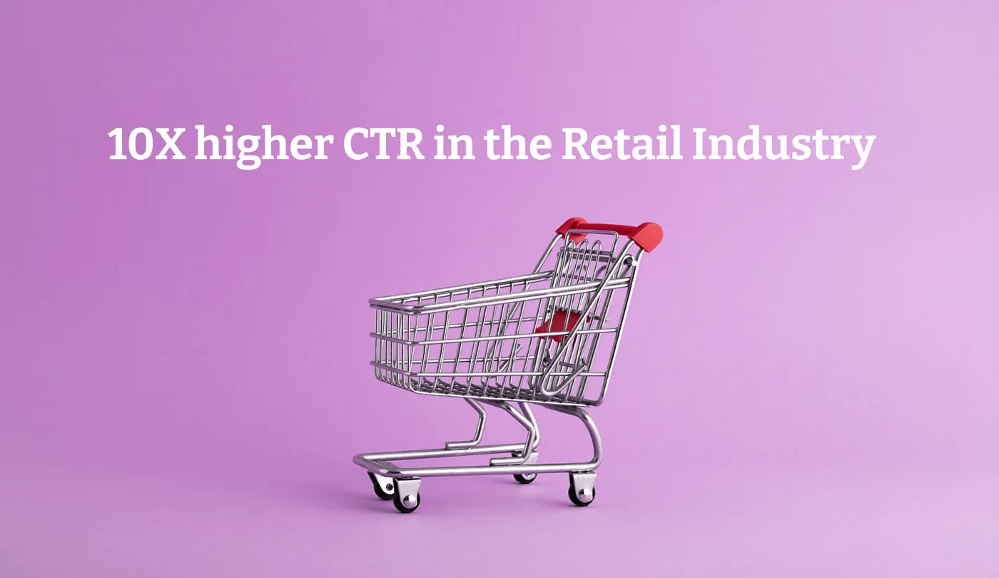 Achieve 10X higher CTR in the Retail industry using Social Display