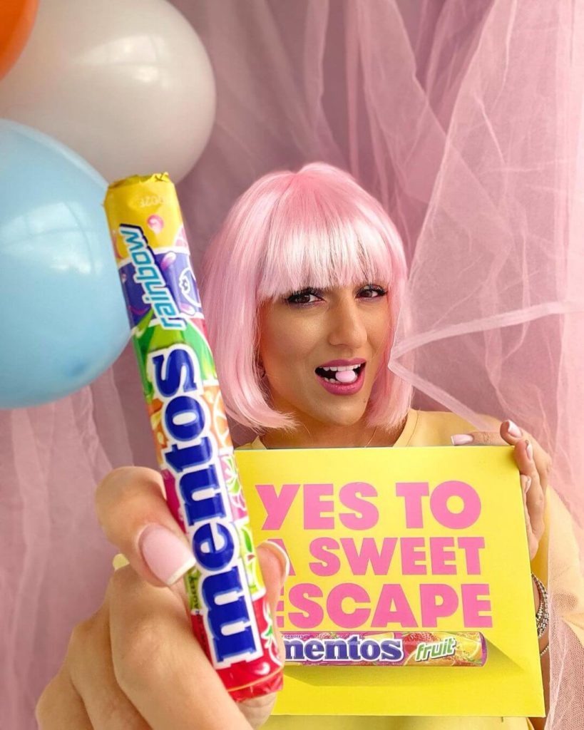 Mentos creator content