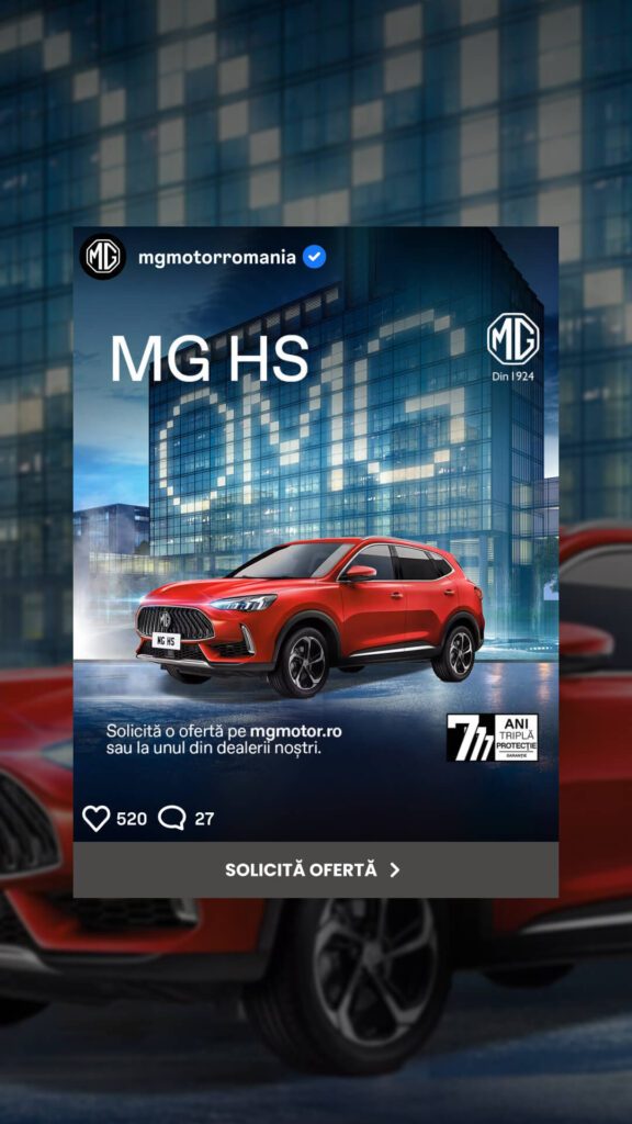 MG Motor creator content